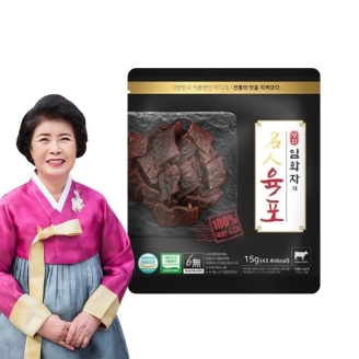 [100％ 국내산 소고기 육포!] 명인 임화자의 육포 15g x 32봉