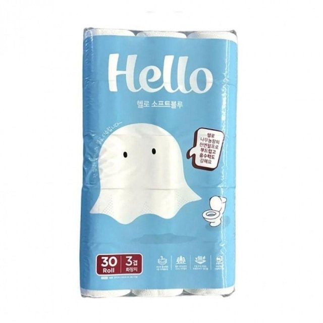 고급 3겹 두루마리 화장지 대형 롤 화장실 용품 무향 (WFKGZB3)