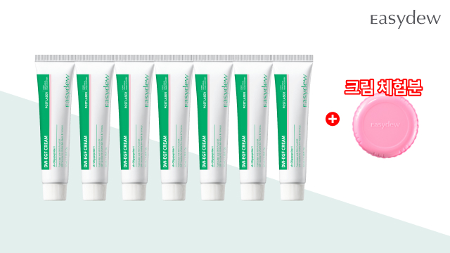 [방송에서만 체험분] 이지듀 포스트 레이져 EGF크림 40ml 7통 + 체험분 5ml
