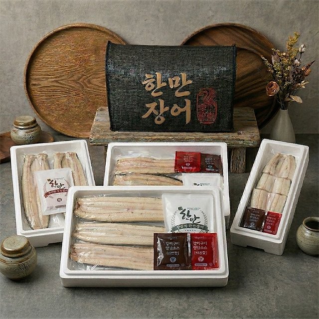 [국내산 산지직송] 한만 친환경 초벌 자포니카 장어구이 2KG / 소스2종증정