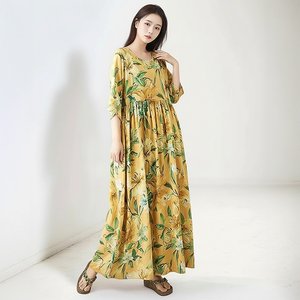 [루미루나]라돌체인견플라워원피스