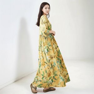 [루미루나]라돌체인견플라워원피스