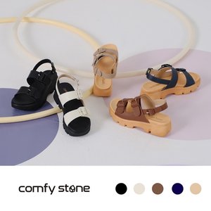 25SS [컴피스톤] 버클 레더 샌들