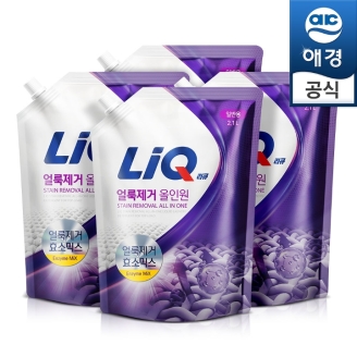 리큐 액체세제 얼룩제거 올인원 2100mlx4개