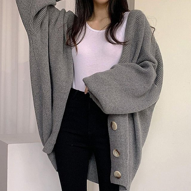 [루미루나]시그니처루즈가디건