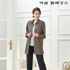 [초특가] 마담엘레강스 네오체크 상하의 세트 (재킷+팬츠)