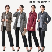 마담엘레강스 네오 체크 상하세트
