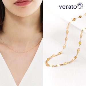베라토 18K 샤이닝 체인 목걸이 M