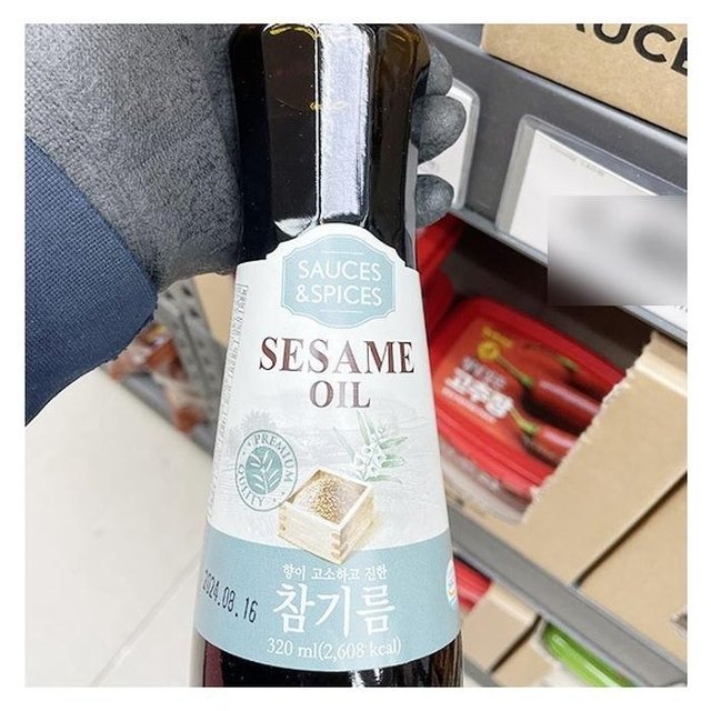 참기름 320ml x 2개 + 맨어스트 소독제 증정 a75215