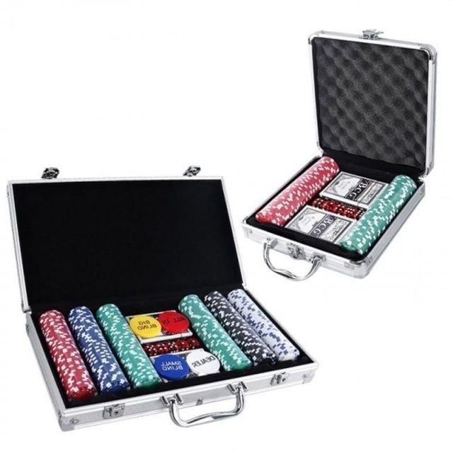 포커 기본 홀덤 하드케이스 보드게임 모던 카지노 칩 (WFJDS88)