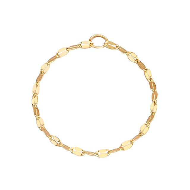[골드퀸즈] 14K 1.5mm 트윙클 체인 반지 2개