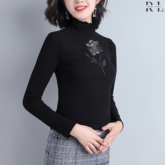 [루미루나]장미스톤기모티블라우스