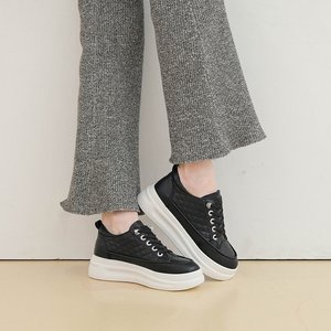 올리 퀄팅 키높이 스니커즈