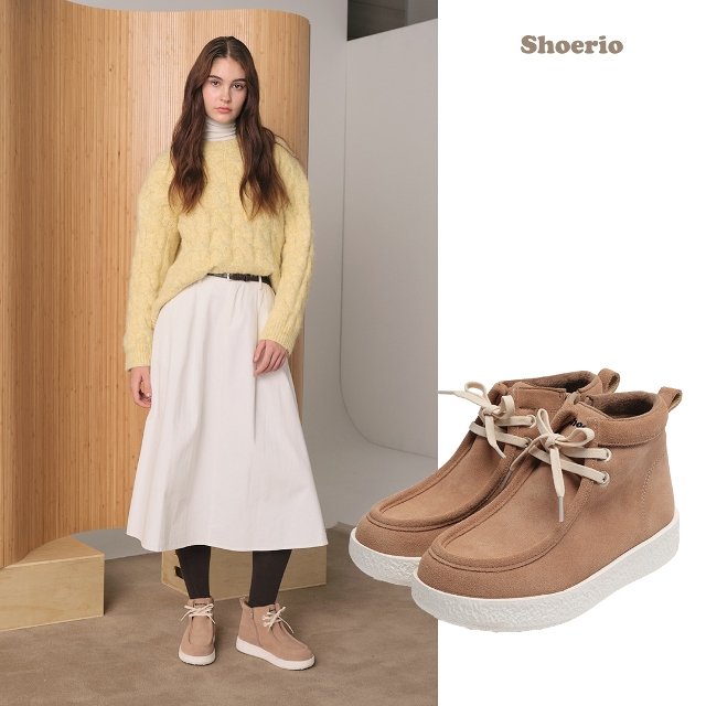 슈리오 소가죽 왈라비 모카슈즈