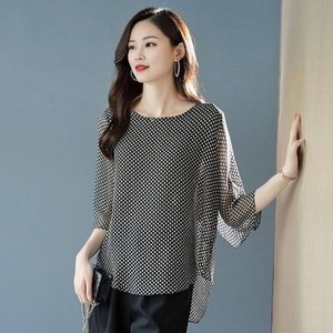 [엘드마마] 블랙펄 루즈핏 블라우스