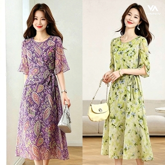 [비니브] 보헤미나 리본 원피스