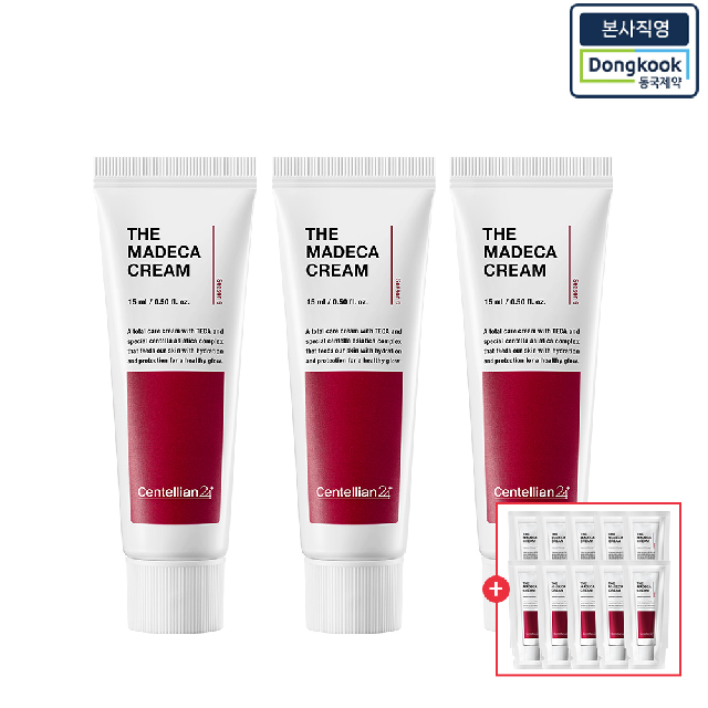 [본사직영] 더 마데카크림 15ml x 3개 + 1ml 10매 증정