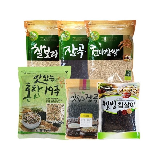 [맛있는 잡곡] 맛있는19곡+현미찹쌀+찰보리+찰흑미+서리태+찰흑미