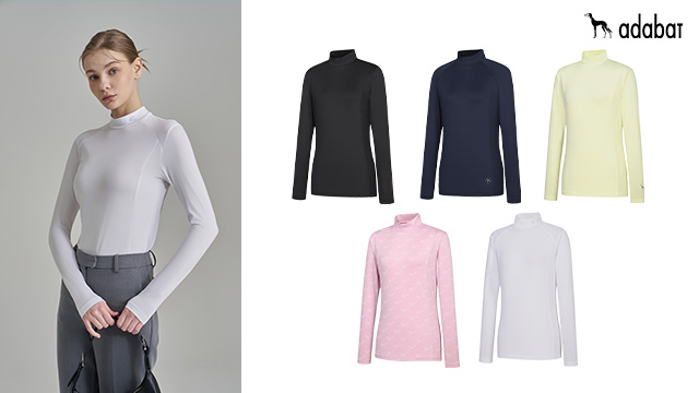 아다바트 26SS 에어터치 긴팔셔츠 5종 + 팔토시 1SET, 여성