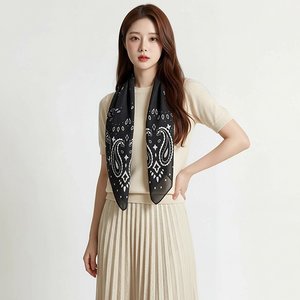 [플로레센스]아마빌레인조실크페이즐리스카프2종