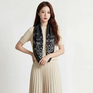 [플로레센스]아마빌레인조실크페이즐리스카프2종
