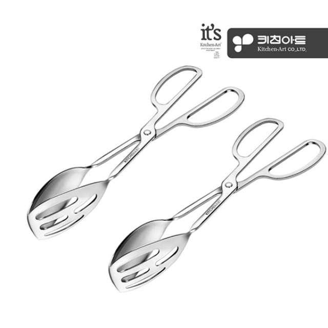 키친아트 베니 스텐 샐러드집게-2개