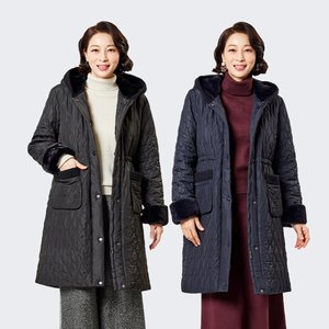 [마담엘레강스] 브리안 에코퍼 퀼팅코트 K234CT02