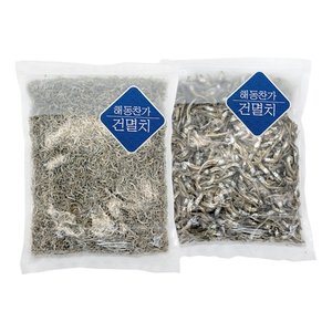 [해동찬가] 볶음용 멸치 150g 3봉 + 조림용 멸치 150g 5봉 [총 8봉 1.2kg]