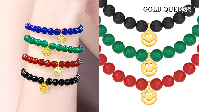 [골드퀸즈] 24K 순금 행운의 팔찌 모음전