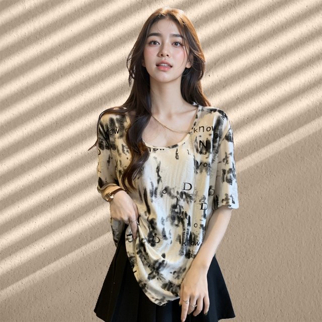 [비니브] 클리앙 라운드 티셔츠