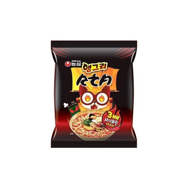 농심 앵그리 너구리 40봉 매운라면 얼큰한 너구리 봉지면 볶음라면 비빔면 콜라보 간식 야식