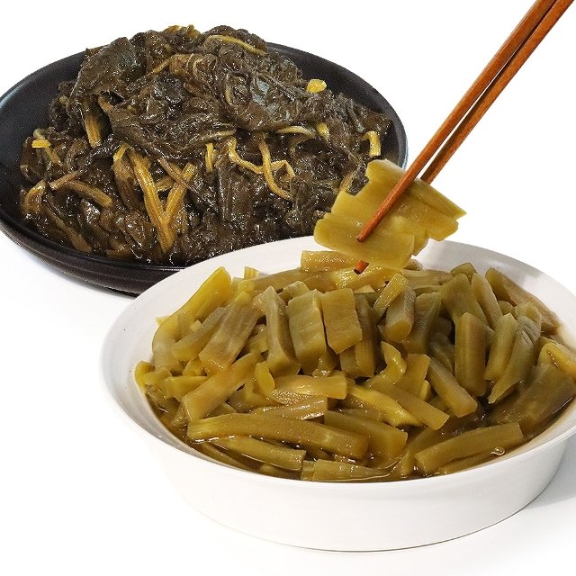 [인기장아찌2kg] 궁채절임+간장깻잎,곤드레,오복채,고추,알마늘,진명이,방풍나물