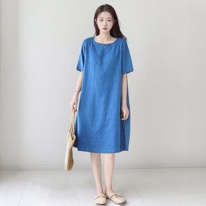 [헬리꽁땡]시크반팔원피스3종