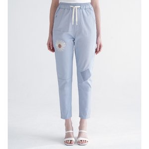 [할리마리]플라워자수면팬츠2종(블랙+라이트블루)