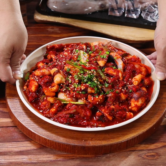 정호영셰프의 신선담은 손질 왕 낙지 9팩+소스 9팩