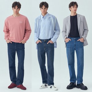 뱅뱅 26SS 남성 봄 라이크라 소재 스트레이트 데님3종