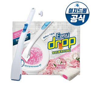 이지드롭 변기크리너 블루핸들 1개+리필 1팩(12개입/향선택)