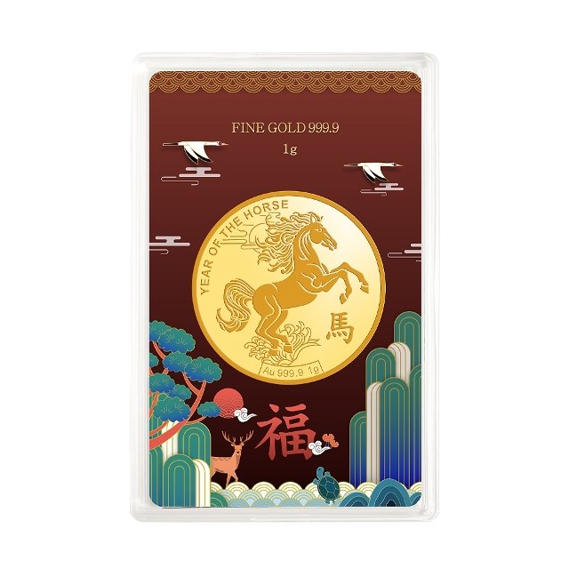 골드앤 24K 순금 병오년 말 코인 1g