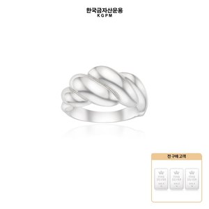 [KGPM]실버 볼륨 웨이브 반지