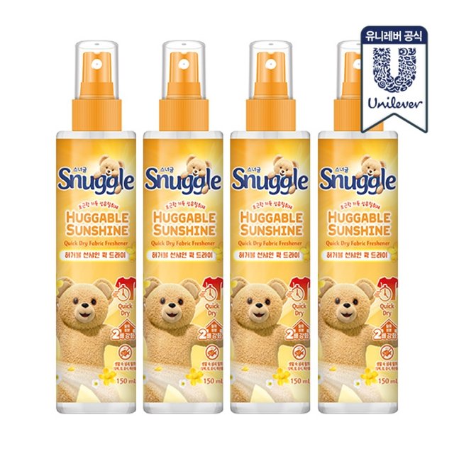 [무료배송] 스너글 섬유탈취제 470ml 3개/150ml 4개