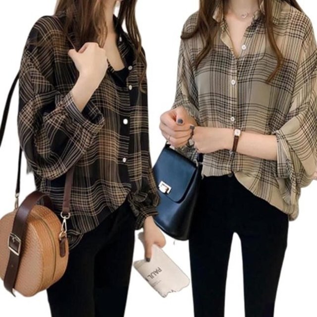 편안한 여성남방 블라우스 셔츠코디 오피스룩 롱셔츠 (WE60308)