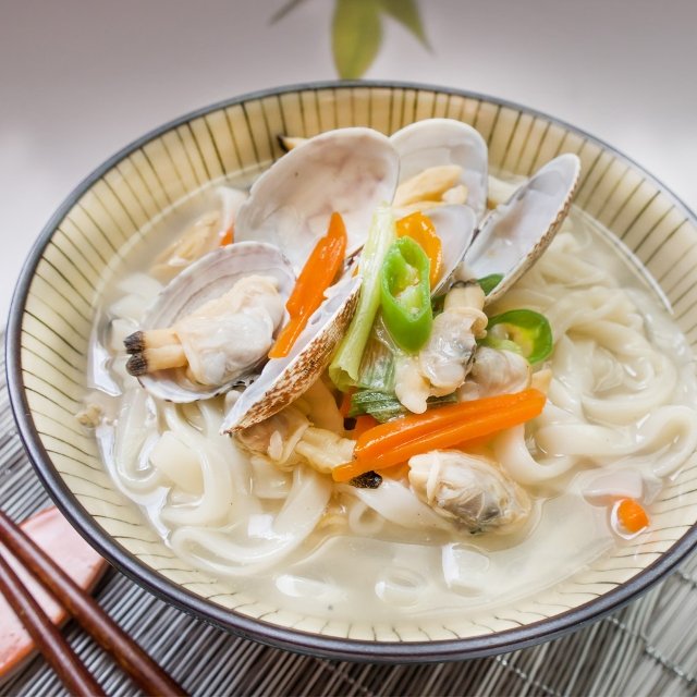 한일식품 본고장 시원한 바지락 칼국수 2인분 427.6g x 3개