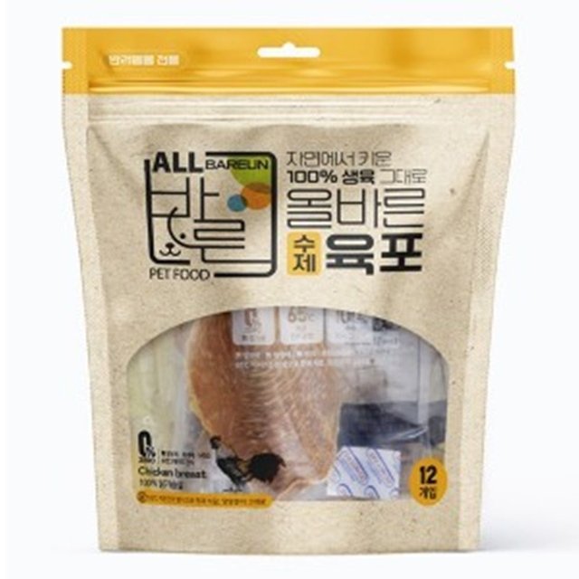 VPD 올바른 수제육포 닭가슴살 12p (WFGX6TK)