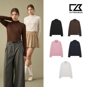 커터앤벅 26FW 최신상! 웜 스트레치 모크넥 셔츠 5종, 여성
