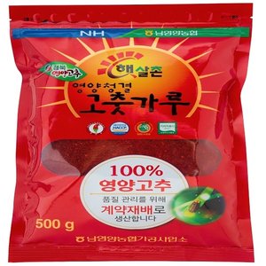 25년산 햇 특등급 농협 영양 고춧가루 500g x 6팩 (총 3kg)