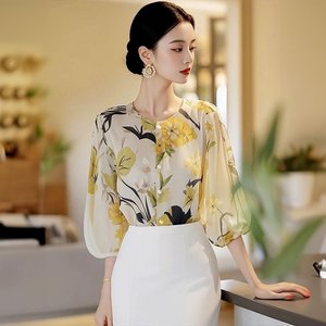 [헬리꽁땡]퓨어시스루블라우스2종