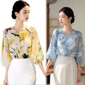 [헬리꽁땡]퓨어시스루블라우스2종