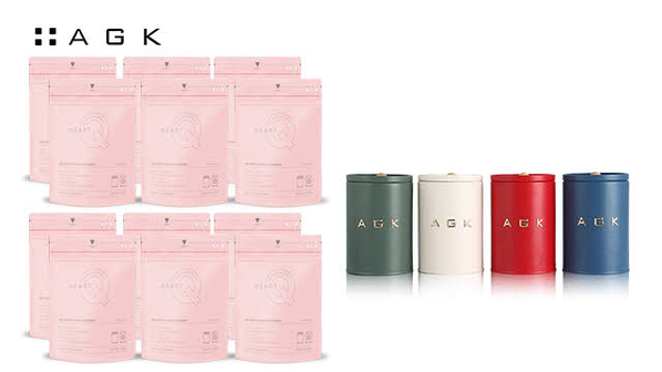 AGK 하트Q 캡슐세제 5+5+2+케이스