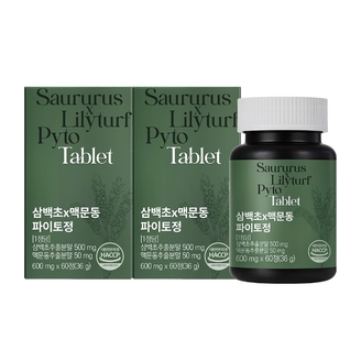 [이롭핏] 삼백초 맥문동 파이토정 60정 X 2박스