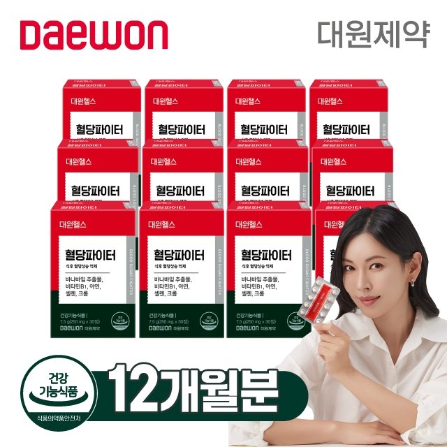 [방송에서만 50％세일] 대원제약 혈당파이터 12박스